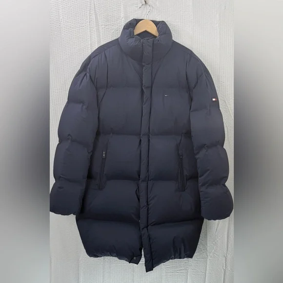 Tommy Jeans ALASKA - Winter Puffer parka coat dark night navy Men’s Size XL
